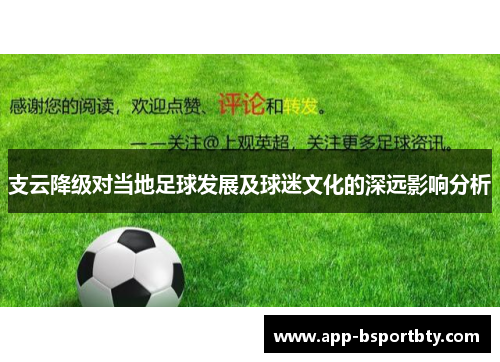 支云降级对当地足球发展及球迷文化的深远影响分析 支云降级对当地足球发展及球迷文化的深远影响分析