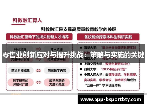 零售业创新应对与提升挑战:策略与实施的关键 零售业创新应对与提升挑战:策略与实施的关键