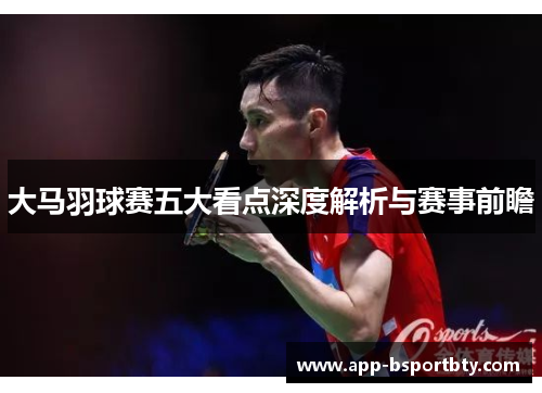 大马羽球赛五大看点深度解析与赛事前瞻